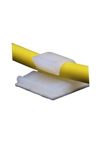 Resim Wcl0505 Kablo Sabitleme Kelepçesi Klipsi Yapışkanlı Duvar Kablo Tutucu 16 x 15.5 x 6.4 MM Şeffaf 50 Adet 