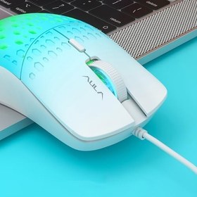 Resim Aula S11 Pro 3600DPI RGB Optik Gaming Mouse Yeşil 