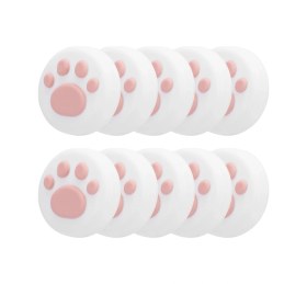 Resim Shineyee Ps4/xbox/switch Uyumlu Kedi Ayaklı Silikon Joystick Kapağı 10 Adet - Yumuşak Dokunuş, Kayma Engeli, Koruyucu Fonksiyon, Açık Renkli 