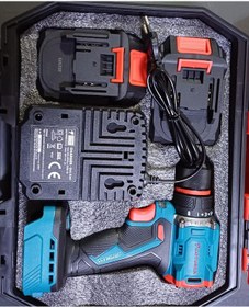 Resim Catpower CAT-E1010 10 MM 20V 2.0AH Li-Ion Kömürsüz Akülü Vidalama Set 