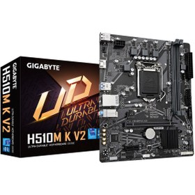 Resim Genel Markalar GIGABYTE H510M-K V2 rev.1.0, 2xDDR4, M.2, HDMI, 10-11.Nesil, LGA1200 Soket, Anakart 