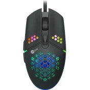 Resim LENOVO LECOO MS105 3200 DPI 6 TUŞLU KABLOLU RGB LED AYDINLATMALI GAMING MOUSE 
