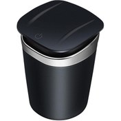 Resim Suntek Araba Gümüş Için Led Işık Ile Araba Küllük Sigara 