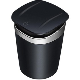 Resim Suntek Araba Gümüş Için Led Işık Ile Araba Küllük Sigara 