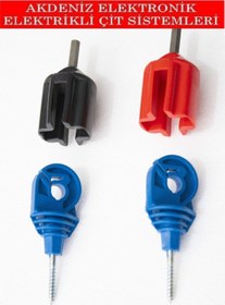 Resim Elektrikli Çit Ayı Domuz Kovucu İzolatör Sıkma Aparatı Maktap İçi 