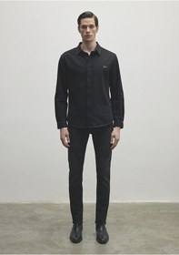 Resim Mavi - Roy Lux Black Nights Koyu Gri Denim Gömlek 0210496-82410 Gri 