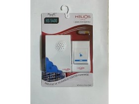 Resim Helios HS-5400 Kablosuz Kapı Zili – Uzun Menzil | Kolay Kurulum 