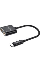 Resim VegGieg Type-C Ses Kartı 3.5mm Kulaklık ve Mikrofon Girişli 