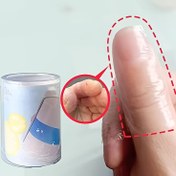 Resim 1 metre x 5 cm şeffaf yapışkan parmak koruyucular - hipoalerjenik, nefes alabilir plastik koruma çizik ve çatlamayı önler 