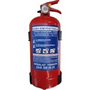 Resim Sistas Yangın Tüpü 2 kg Kuru Kimyevi Tozlu Kolay Kullanım Özelliği ile Araçlar İçin Uygun 