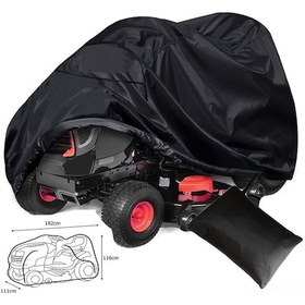 Resim Xiyyadms Tractor Ve Çim Biçme Makinesi Koruması - Su Geçirmez, Toz Ve Güneş Koruyucu Örtü 185x117x117cm - Esnek Kenar Tasarımı İle Uyumlu Kullanım 