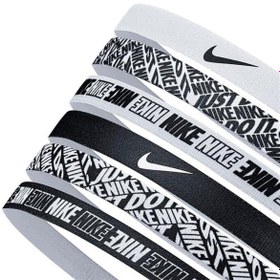Resim Nike Printed Headbands 6Pk Beyaz Antrenman Saç Bandı N.000.2545.176.OS 