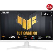 Resim ASUS TUF Gaming VG279Q3A-W 27" 1ms 180Hz Adaptive Sync IPS FHD Beyaz Gaming (Oyuncu) Monitör 