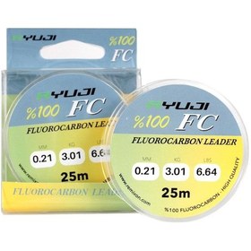 Resim Ryujı Fluoro Carbon Leader 25m Misina - 0.16mm 0,435 Mm 