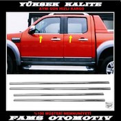 Resim Ford Ranger Paslanmaz Krom Cam Çıta 4 Prç 2005-2012 Arası 