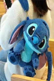 Resim Pofika Peluş Askılı Stitch Sırt Çantası Stitch Karakter Sırt Çantası Sevimli Karakter 