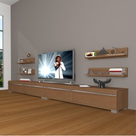 Resim Decoraktiv Eko 360r Mdf Tv Ünitesi Tv Sehpası - Naturel Ceviz 