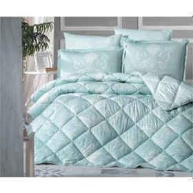 Resim Clasy Ranforce Yorgan Tek Kişilik Tekli Alone V2 Su Yeşili 