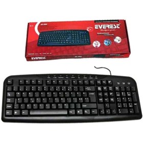 Resim AyrStore Everest Kb-517U Siyah Usb Kablolu Standart F Klavye 