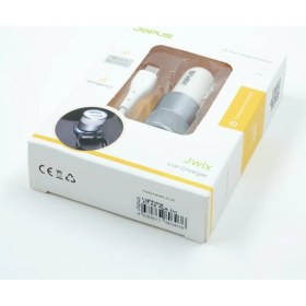 Resim Jopus Jwix Hızlı 15 Watt 3.1 Amper Çift USB Girişli Micro Uyumlu Araç Şarj Çakmaklık Seti Açık Gri 