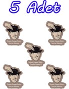 Resim 5 Adet Sadri Alışık İpli Asma Oto Kokusu 