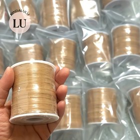 Resim 1 Rulo Doğal Bej Rafia İpliği - İpek Gibi Yumuşak Örgü ve El Dokuma İpliği, Şapkalar, Çantalar, Sepetler, Örgü İçin Uygun - Esnek Dayanıklı DIY El Sanatları İpliği, Ev Dekoru, Plaj Çantası - Başlangıç ve Profesyonel Dokuma Aksesuarları ve Malzemeleri, Örgü İpliği 