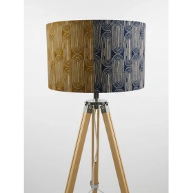 Resim Art Deco Lambader Abajur Şapkası 