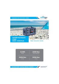 Resim Tommatech 512wh Taşınabilir Güç Kaynağı 