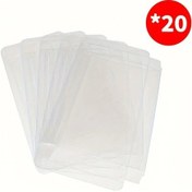 Resim Gaojunshop01 Transparent N64 Kutusu 20 Adet Ince 0.3mm Pet Toz Gecirmez Nem Korumali Saklama Koli 