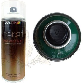 Resim Motip Carat Parlak Yeşil Sprey Boya 400 ML - Ral6005 