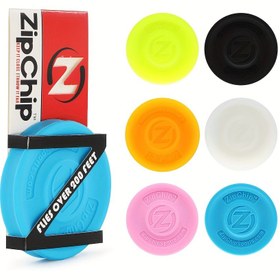 Resim 1 adet Uçan Disk, İç ve Dış Mekan Sporları için Yumuşak Silikon Renkli Uçan Disk 