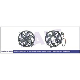 Resim Kale-346980 - Fan Motoru Peugeot 407 - Cıtroen C5 Iı 1.6hdı 1.8 