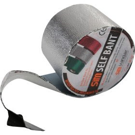 Resim Standart İzolasyon Ses Yalıtım Bantı - Simself Bant Alüminyum Folyolu (15CMX10M) 