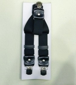 Resim Unisex Yetişkin Lacivert Pantolon Askısı Siyah 