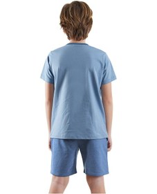 Resim Denokids Dinolar Erkek Çocuk T-shirt Şort Takım Renkli Çok Renkli 