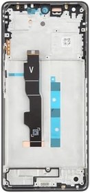 Resim Xiaomi Redmi ile Uyumlu Note 13 5G Lcd Ekran Dokunmatik Çıtalı Full Oled Siyah 