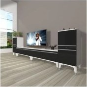 Resim Decoraktiv Eko 9220T Mdf Silver Tv Ünitesi Tv Sehpası - Beyaz - Siyah 