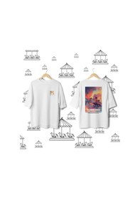 Resim Dreamers Serisi No:7 T-shirt - Beyaz 