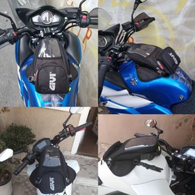 Resim Tüm Hava Koşusu Motosiklet Tank Çantası ile Dokunmatik Navigasyon Cebi - Dayanıklı Polyester, Manyetik Kapatma, Depolama ve Düzenleme için Çoklu Cep Tasarımı, Motosiklet Aksesuarları | Modern Motosiklet Kıyafeti | Fonksiyonel Tasarım 