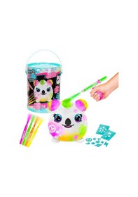 Resim 45523 Airbrush Peluş Neon Boyama Seti - Beyaz 
