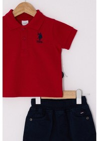 Resim U.s. Polo Assn Erkek Bebek Kırmızı Takım Usb2630-c-v1 Kırmızı 