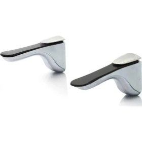 Resim Focus Shop Atsız Aksesuar Penguen Cam Raf Tutucu Ayarlı Etejer 2 Adet 