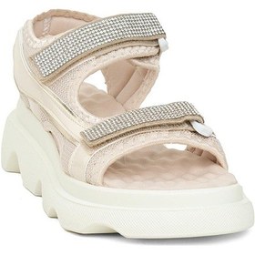 Resim Zeyn 7901c Kadın Dolgu Topuk Sandalet Pudra-pudra Pudra 