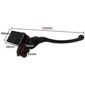 Resim Primepickings Motosiklet İçin Siyah Pompa Komplesi, Ön Hidrolik Fren Yağ Pompası Aksesuarı 