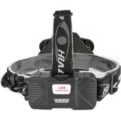 Resim Soulader Usb Şarj Edilebilir 18650 Pilli Güçlü Led Kafa Feneri, Su Geçirmez Baş Lambası, Balıkçılık Ve Kamp Için Pratik El Feneri, Şarjlı Far, Gece Aktivite Işığı Siyah 