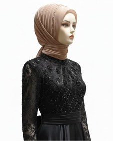 Resim Ergül Duvak Simsiz Sütlü kahve Nuray.Duvak,Hazır Duvak,Düğün,Hazır şal,Hazır türban,Abiye şal,Sünnet,Nişan,Söz 