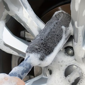 Resim Uzun Saplı Lastik Fırçası Araba Yıkama Temizleme Aracı 
