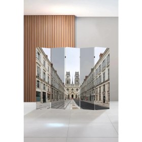 Resim Artavessa Dekoratif 5 Kanatlı Dijital Baskılı Kanvas Paravan - Seperatör - 200X180 cm - Model 7 