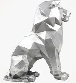 Resim Dekoratif Aslan Biblo Heykel El Yapımı Hediyelik Süs Eşyası Poly Model Tasarım Ürünü 8682874827161 