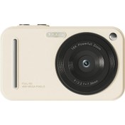 Resim Wezone Dijital Fotoğraf Makinesi 48mp 1080p - 2.4" Ips Ekran, Otomatik Odak, 16x Zoom, Güneş Işığı, Güzellik Filtresi, Dahili Pil Bej 